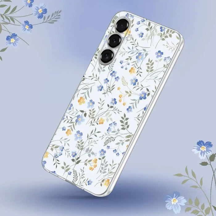 Tech-Protect FlexAir Case for Xiaomi Redmi Note 14 Pro 5G / Poco X7 5G - Daisies with Leaves - Cell phone cases