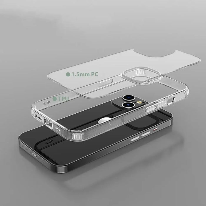 Tech-Protect FlexAir Hybrid Case for iPhone 12 / 12 Pro - Clear - Cell phone cases and covers<<<HurtelXML
