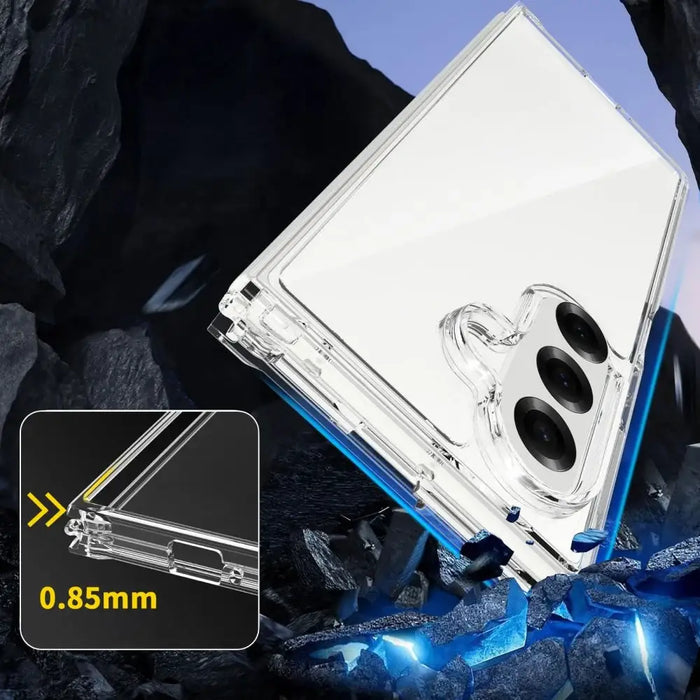 Tech-Protect FlexAir Hybrid Case for Samsung Galaxy Z Fold 7 - Transparent - Cell phone cases and covers<<<HurtelXML