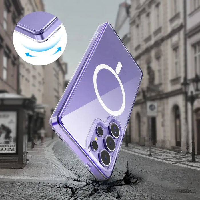 Tech-Protect FlexAir Hybrid MagSafe Case for Samsung Galaxy S25 Ultra - Clear - Cell phone cases and covers<<<HurtelXML