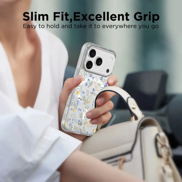 Tech-Protect FlexAir MagSafe Case for iPhone 17 Pro Max - Daisies with Leaves - Cell phone cases and covers<<<HurtelXML