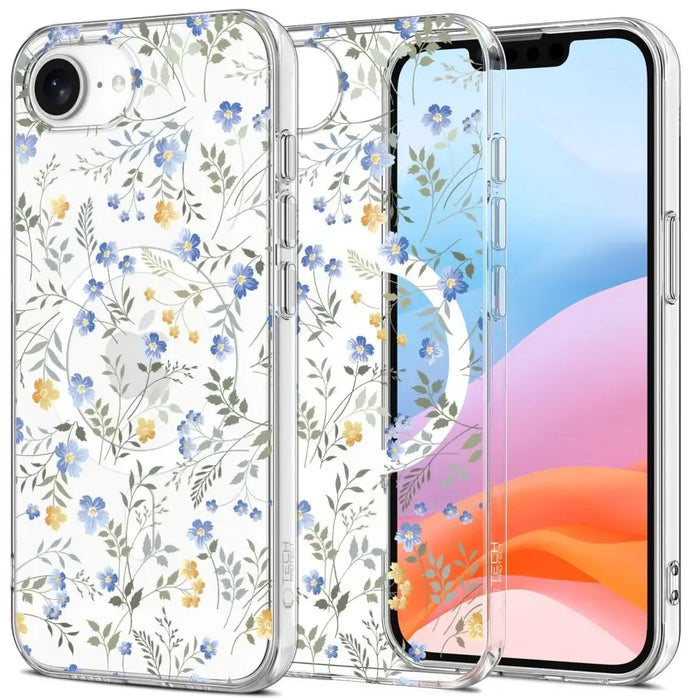 Tech-Protect FlexAir MagSafe iPhone 16e Case - Daisies with Leaves - Cell phone cases and covers<<<HurtelXML