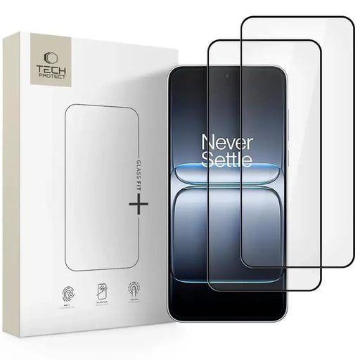 Tech-Protect Glass Fit+ 2-pack tempered glass for OnePlus Nord 5 - black - Cell phone tempered glass<<<HurtelXML