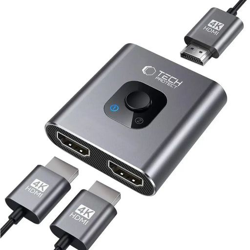 Tech-Protect HB07 HUB Adapter 2in1 HDMI 4K 60HZ - gray - Cables and tapes<<<HurtelXML