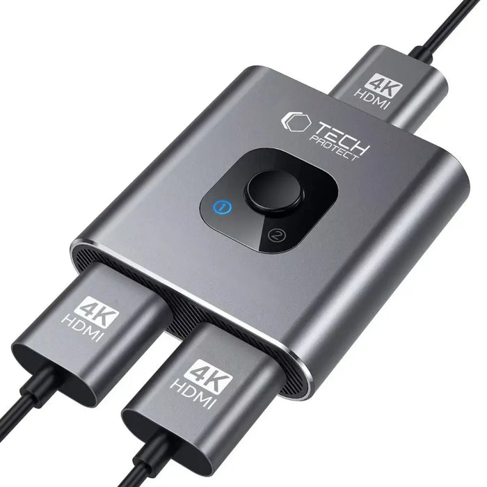 Tech-Protect HB07 HUB Adapter 2in1 HDMI 4K 60HZ - gray - Cables and tapes<<<HurtelXML
