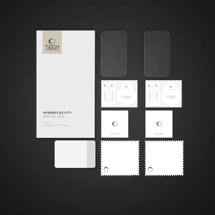 Tech-Protect Hydroflex Fit+ 2-Pack Hydrogel Film for Xiaomi Smart Band 9 Active - Transparent - Cell phone protection