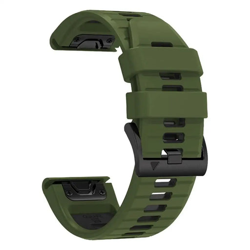 Tech-Protect IconBand Pro Strap for Garmin Fenix 3 / 5X / 3HR / 5X Plus / 6X / 6X Pro / 7X - Dark Green/Black - Other