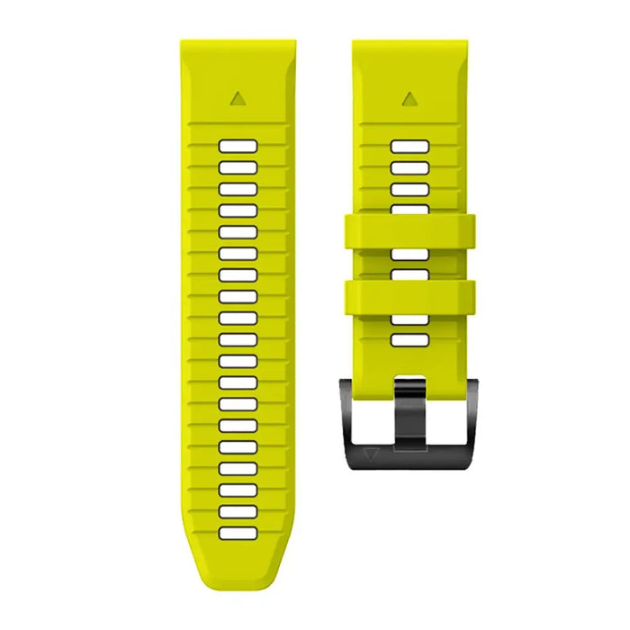 Tech-Protect IconBand Pro Strap for Garmin Fenix 3 / 5X / 3HR / 5X Plus / 6X / 6X Pro / 7X - Lime Black - Other cell