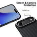 Tech-Protect Ion Carbon MagSafe Case for iPhone 17 Air - Black and Silver - Cell phone cases and covers<<<HurtelXML