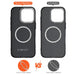 Tech-Protect Ion Carbon MagSafe Case for Samsung Galaxy S25 Ultra - Black - Cell phone cases and covers<<<HurtelXML