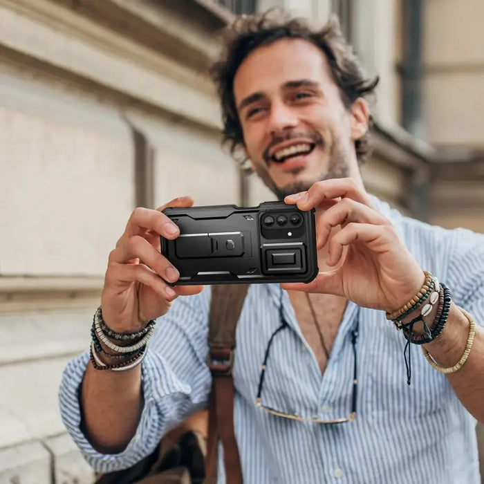 Tech-Protect Kevlar Cam+ Case for Samsung Galaxy A26 5G - Black - Cell phone cases and covers<<<HurtelXML