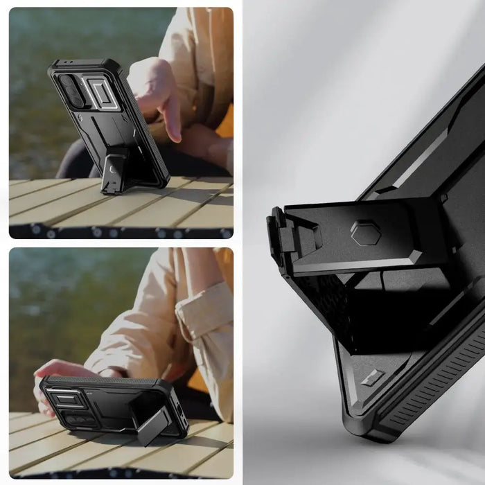 Tech-Protect Kevlar Cam+ Case for Samsung Galaxy A36 5G - Black - Cell phone cases and covers<<<HurtelXML