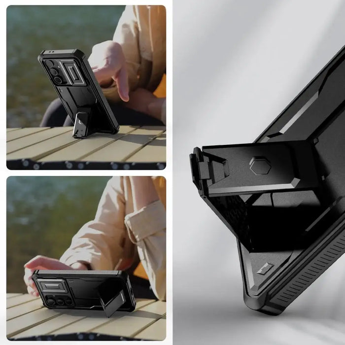Tech-Protect Kevlar Cam+ Case for Samsung Galaxy S24 FE - Black - Cell phone cases and covers<<<HurtelXML