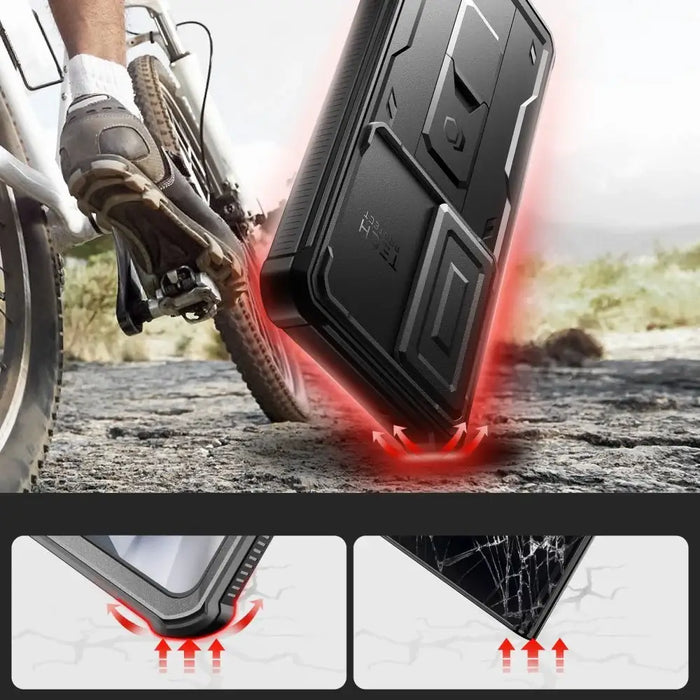 Tech-Protect Kevlar Cam+ Case for Samsung Galaxy S24 Ultra - Black - Cell phone cases and covers<<<HurtelXML