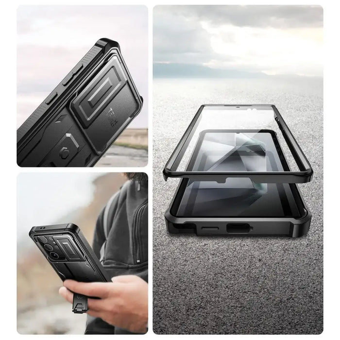 Tech-Protect Kevlar Cam+ Case for Samsung Galaxy S24 Ultra - Black - Cell phone cases and covers<<<HurtelXML