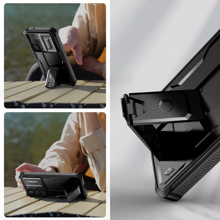 Tech-Protect Kevlar Cam+ Case for Samsung Galaxy S25 - Black - Cell phone cases and covers<<<HurtelXML