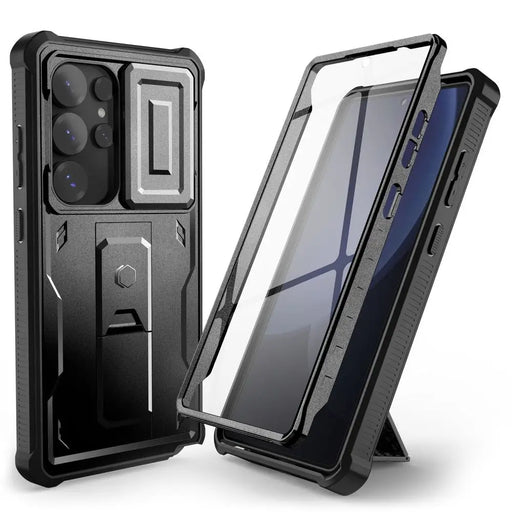 Tech-Protect Kevlar Cam+ Case for Samsung Galaxy S25 Ultra - Black - Cell phone cases and covers<<<HurtelXML