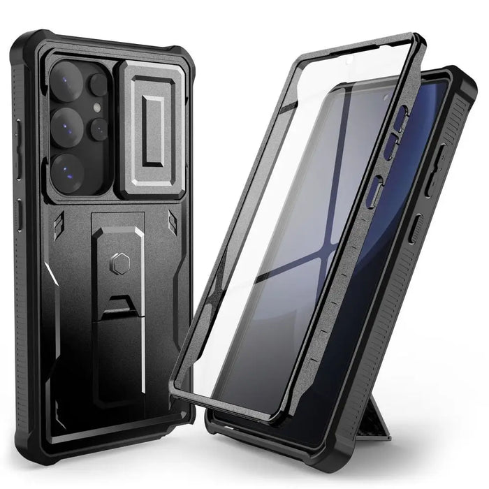 Tech-Protect Kevlar Cam+ Case for Samsung Galaxy S25 Ultra - Black - Cell phone cases and covers<<<HurtelXML