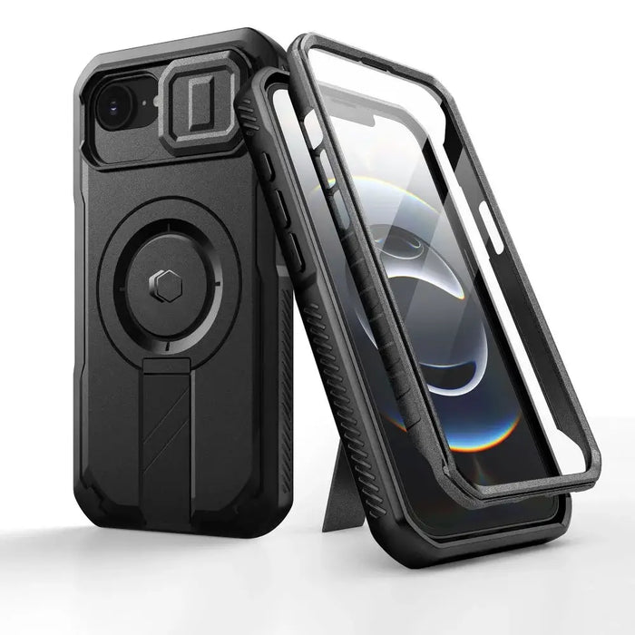 Tech-Protect Kevlar Magsafe Case for iPhone 16e - Black - Cell phone cases and covers<<<HurtelXML