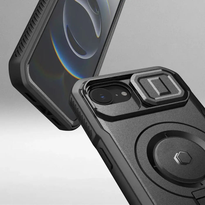 Tech-Protect Kevlar Magsafe Case for iPhone 16e - Black - Cell phone cases and covers<<<HurtelXML