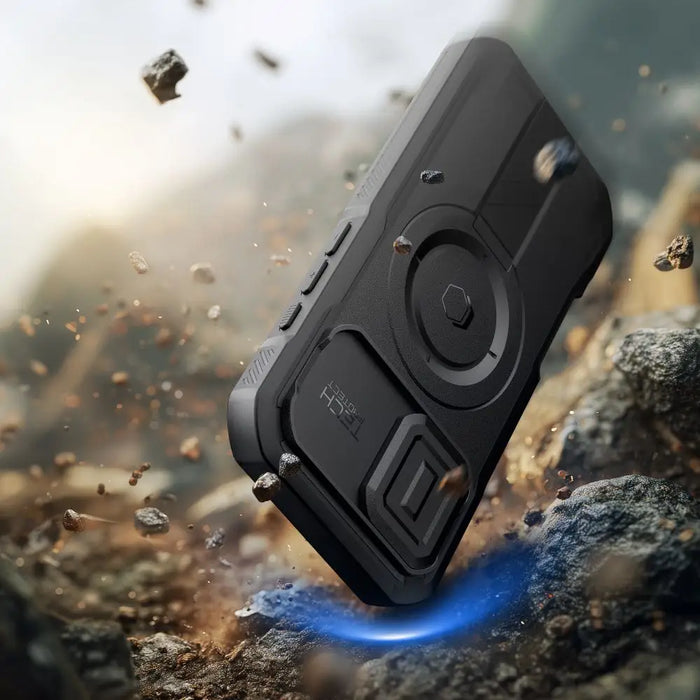 Tech-Protect Kevlar MagSafe case for iPhone 17 - black - Cell phone cases and covers<<<HurtelXML