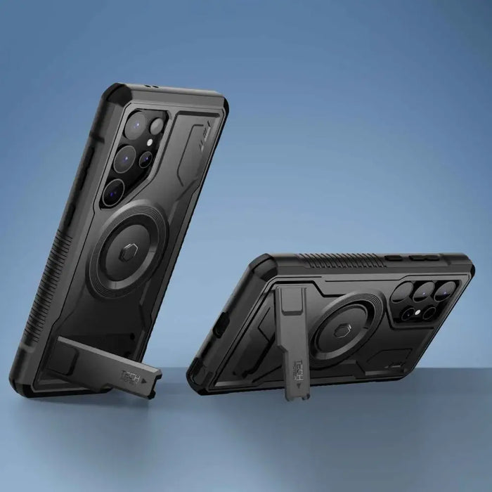 Tech-Protect Kevlar MagSafe+ Case for Samsung Galaxy S24 Ultra - Black - Cell phone cases and covers<<<HurtelXML