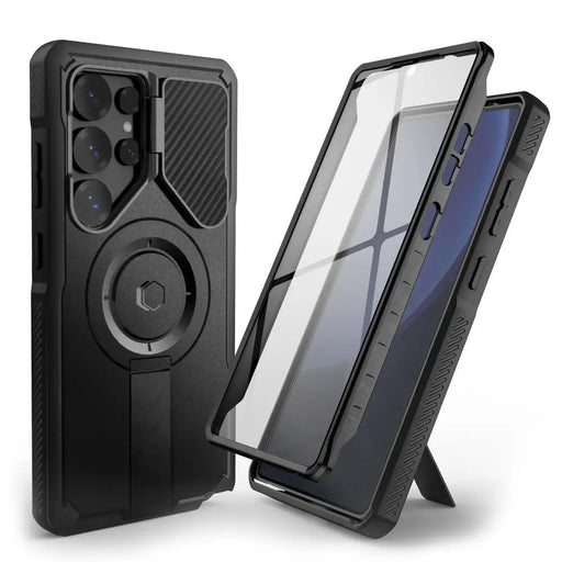 Tech-Protect Kevlar MagSafe+ Case for Samsung Galaxy S25 Ultra - Black - Cell phone cases and covers<<<HurtelXML