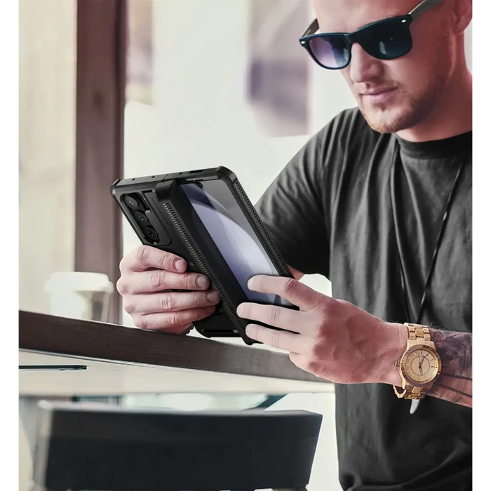 Tech-Protect Kevlar Pro Pen Case for Samsung Galaxy Z Fold 5 - Black - Cell phone cases and covers<<<HurtelXML