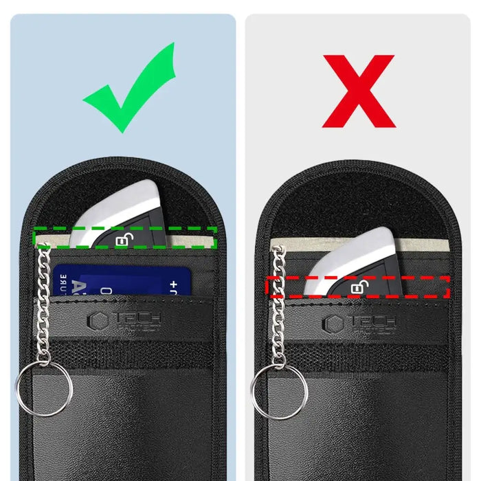 Tech-Protect KLR100 RFID Blocking Car Key Case - Black - Cell phone cases and covers<<<HurtelXML