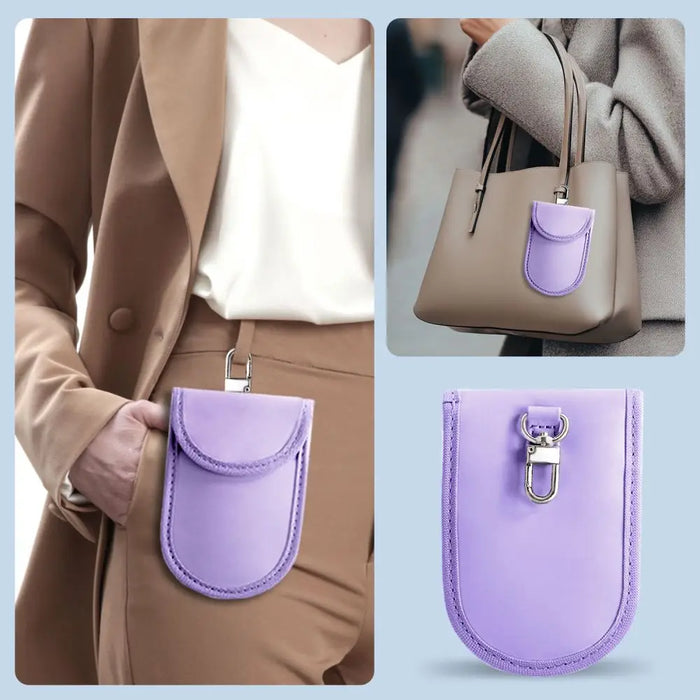 Tech-Protect KLR100 RFID Blocking Car Key Case - Purple - Cell phone cases and covers<<<HurtelXML