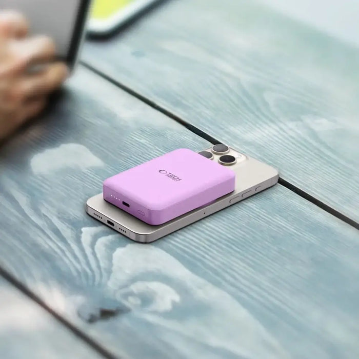 Tech-Protect LifeMag MagSafe PB11 10000mAh Power Bank - Pink - Powerbanks<<<HurtelXML