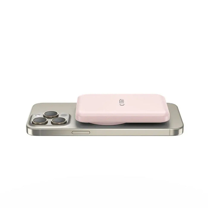 Tech-Protect LifeMag PB10 Powerbank with MagSafe 5000mAh 15W USB-C port - pink + USB-C cable - Powerbanks<<<HurtelXML