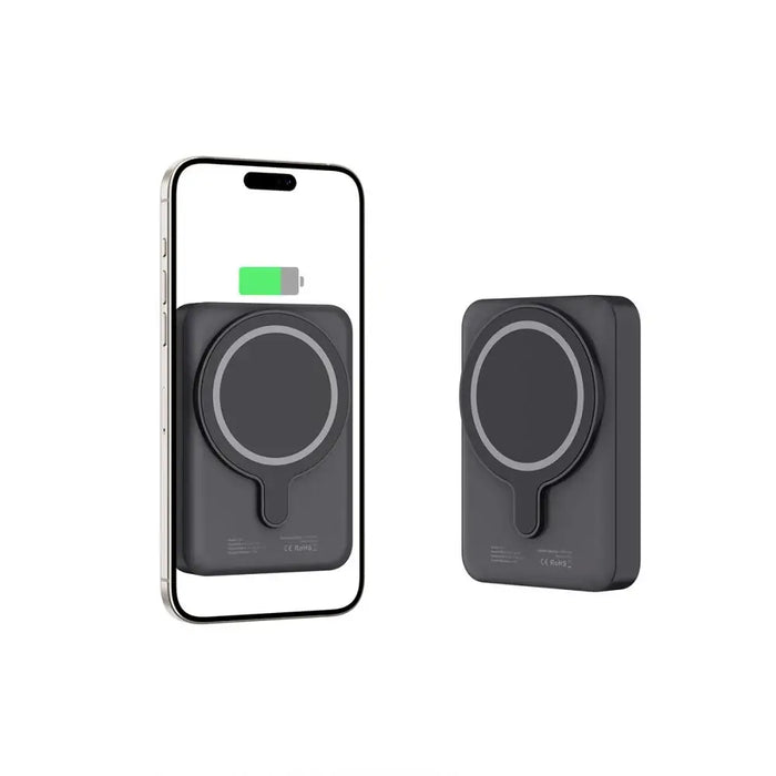 Tech-Protect LifeMag PB11 Powerbank with MagSafe 10000mAh 15W USB-C port - black + USB-C cable - Powerbanks<<<HurtelXML