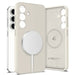 Tech-Protect Liquid Silicone Magsafe Case for Samsung Galaxy S25 - Beige - Cell phone cases and covers<<<HurtelXML