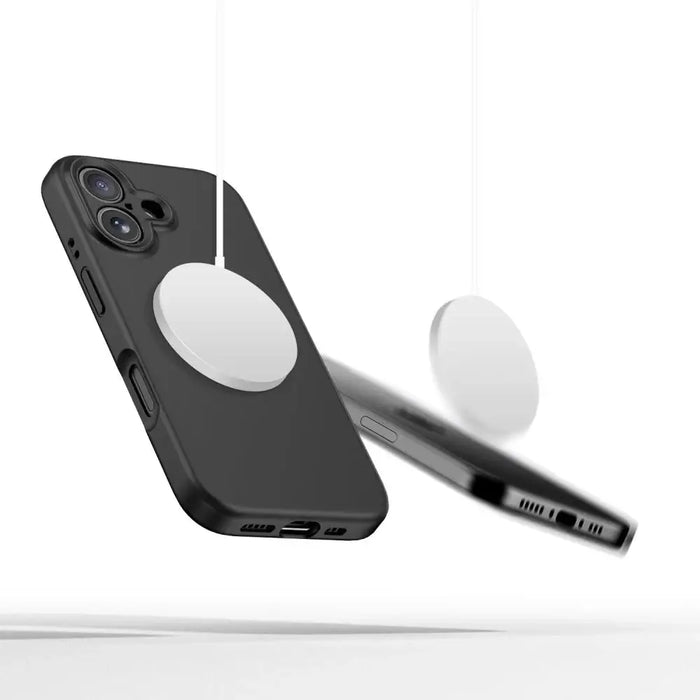 Tech-Protect Liquid Silicone MagSafe iPhone 16 Case - Black - Cell phone cases and covers<<<HurtelXML