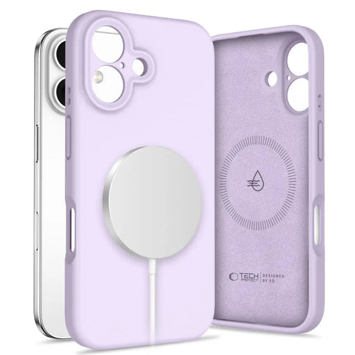 Tech-Protect Liquid Silicone MagSafe iPhone 16 Case - Purple - Cell phone cases and covers<<<HurtelXML