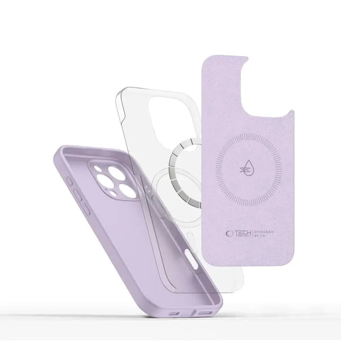 Tech-Protect Liquid Silicone MagSafe iPhone 16 Pro Case - Purple - Cell phone cases and covers<<<HurtelXML