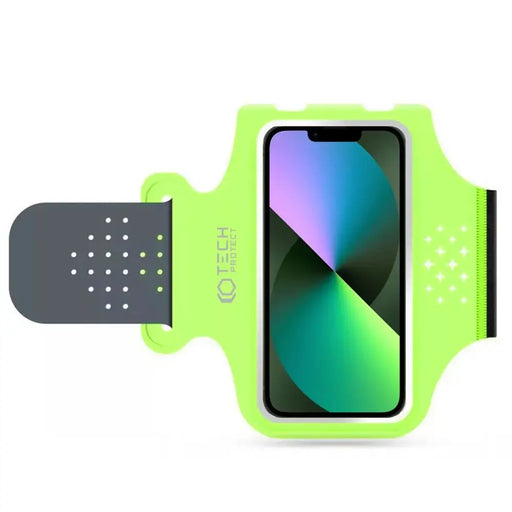 Tech-Protect M1 sports armband universal for smartphones up to 6.8’’ - green - Sport products<<<HurtelXML