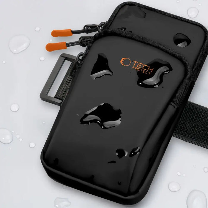 Tech-Protect M7 Universal Sport Armband Case - Black and Orange - Cell phone cases and covers<<<HurtelXML