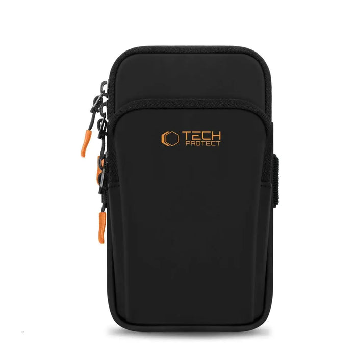 Tech-Protect M7 Universal Sport Armband Case - Black and Orange - Cell phone cases and covers<<<HurtelXML