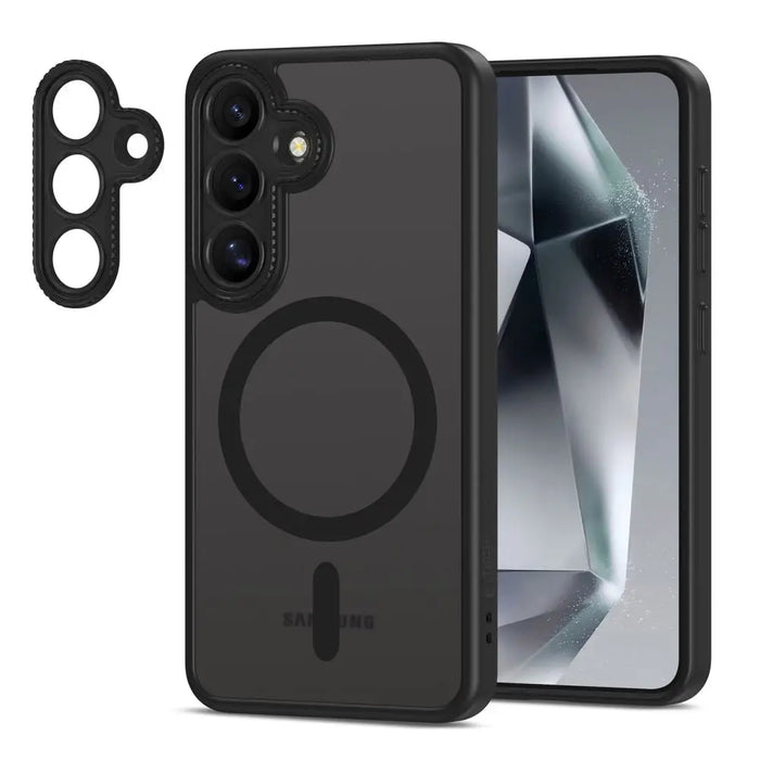 Tech-Protect MagCam MagSafe Case for Samsung Galaxy S25 - Black - Cell phone cases and covers<<<HurtelXML