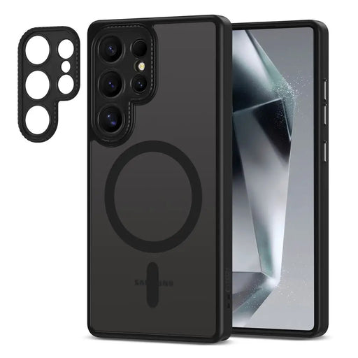 Tech-Protect MagCam MagSafe Case for Samsung Galaxy S25 Ultra - Black - Cell phone cases and covers<<<HurtelXML