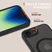 Tech-Protect MagCam MagSafe iPhone 16e Case - Matte Black - Cell phone cases and covers<<<HurtelXML