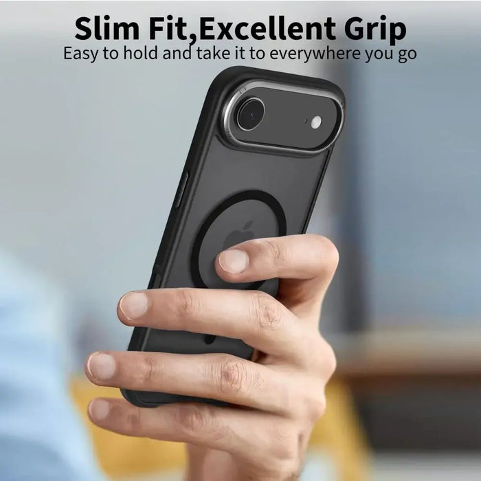 Tech-Protect MagEdge MagSafe Case for iPhone 17 Air - Matte Black - Cell phone cases and covers<<<HurtelXML