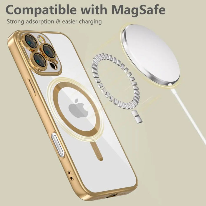 Tech-Protect MagFlex MagSafe Case for iPhone 16 Pro Max - Gold - Cell phone cases and covers<<<HurtelXML