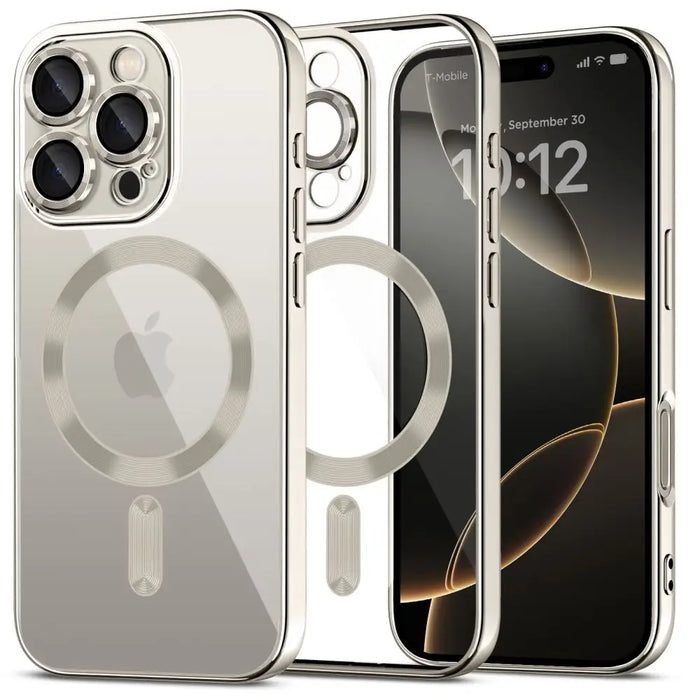 Tech-Protect MagFlex MagSafe case for iPhone 16 Pro - titanium - Cell phone cases and covers<<<HurtelXML