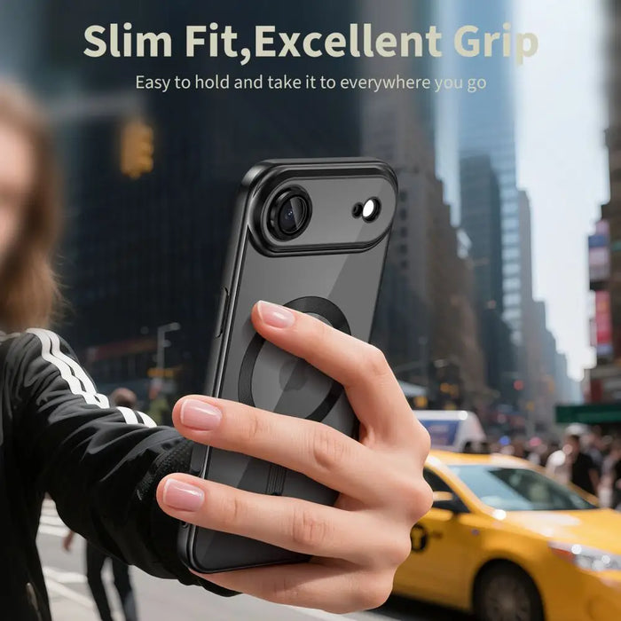 Tech-Protect MagFlex MagSafe Case for iPhone 17 Air - Clear Black - Cell phone cases and covers<<<HurtelXML