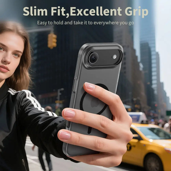 Tech-Protect MagFlex MagSafe Case for iPhone 17 Air - Matte Black - Cell phone cases and covers<<<HurtelXML