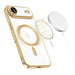 Tech-Protect MagFlex MagSafe Case for iPhone 17 Air - Transparent Gold - Cell phone cases and covers<<<HurtelXML