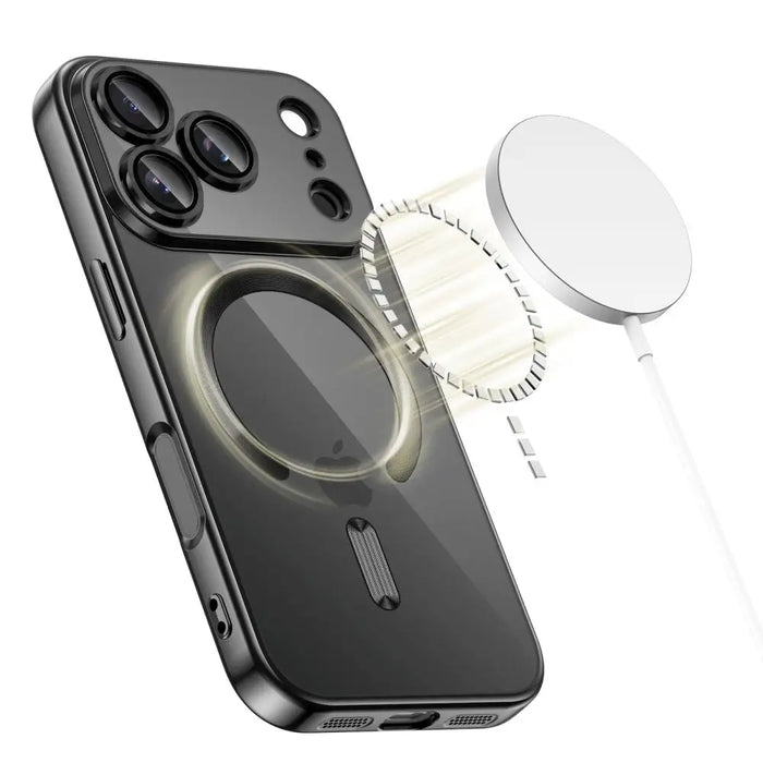 Tech-Protect MagFlex MagSafe Case for iPhone 17 Pro Max - Clear Black - Cell phone cases and covers<<<HurtelXML